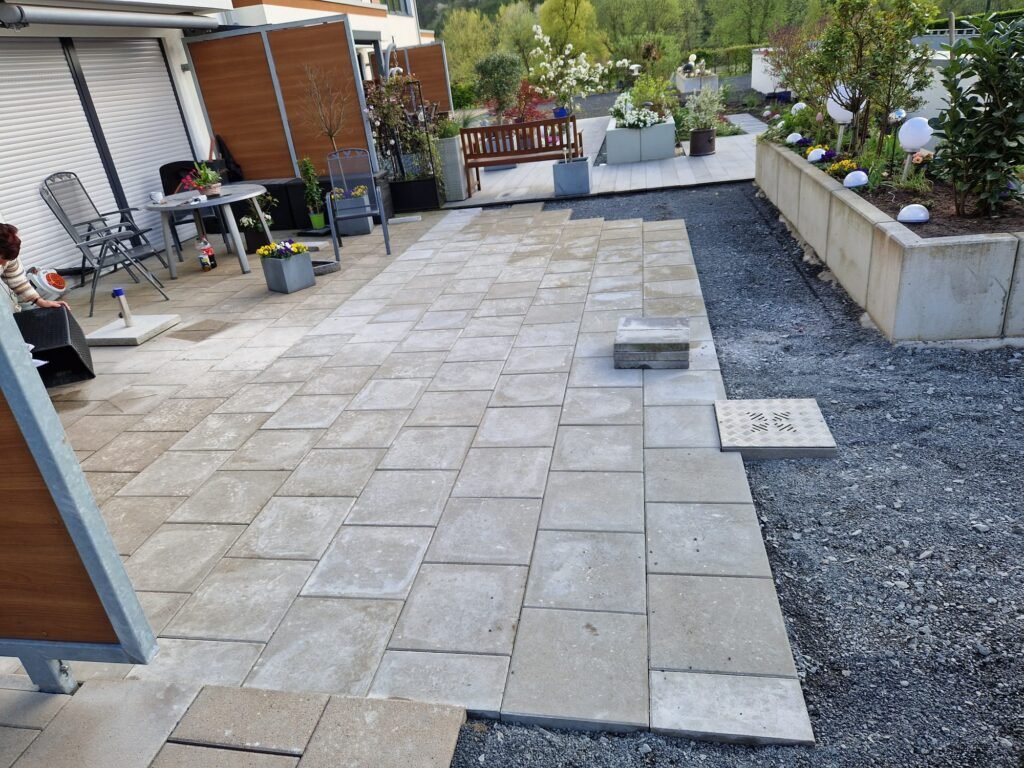 Terrassen aus Pflastersteinen Berlin