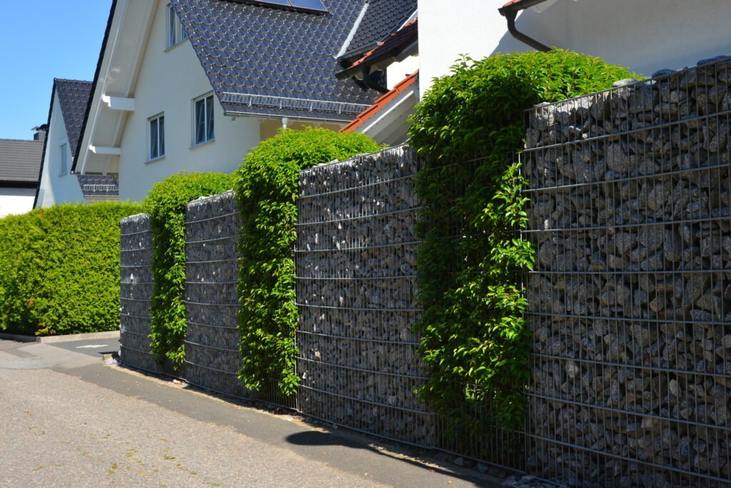 Gabionen Steinsäulen Berlin